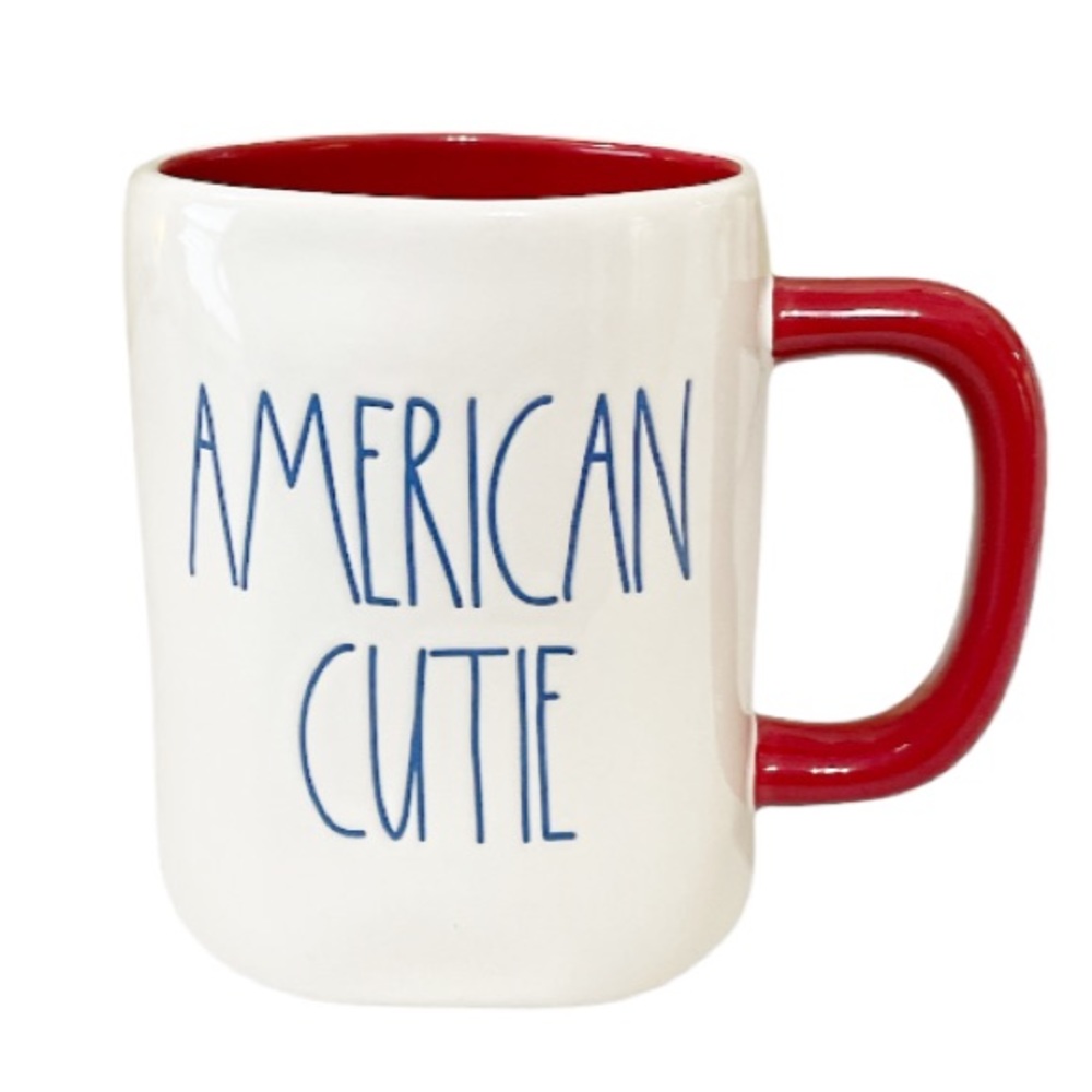 NEW Rae Dunn AMERICAN CUTIE Mug 🇺🇸🇺🇸